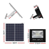 Night Lights & Ambient Lighting: Leier 80 LED Solar Street Light 60W Flood Motion Sensor Remote Outdoor Wall Lamp