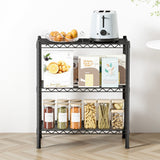 Kitchen & Dining Trolleys: Artiss 3-Tier Shelving Unit Adjustable Garage Storage Shelves Kitchen Rack Steel