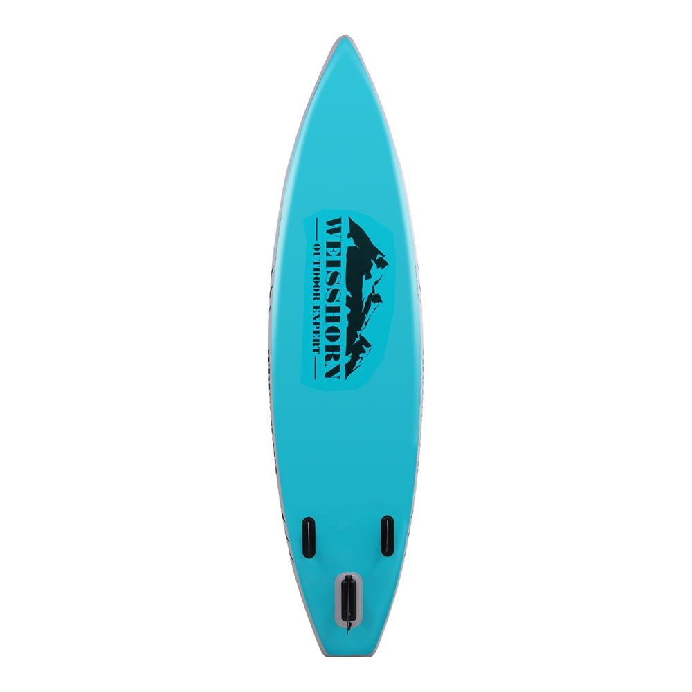 Paddleboards: Weisshorn Stand Up Paddle Board 10.5ft Inflatable SUP Surfboard Paddleboard Kayak Surf Green