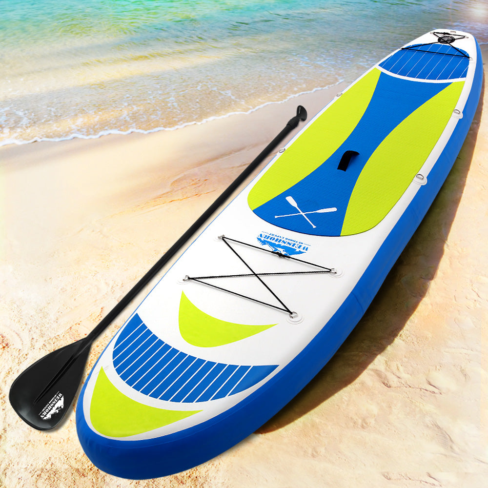 Paddleboards: Weisshorn Stand Up Paddle Board 11ft Inflatable SUP Surfboard Paddleboard Kayak Surf Yellow