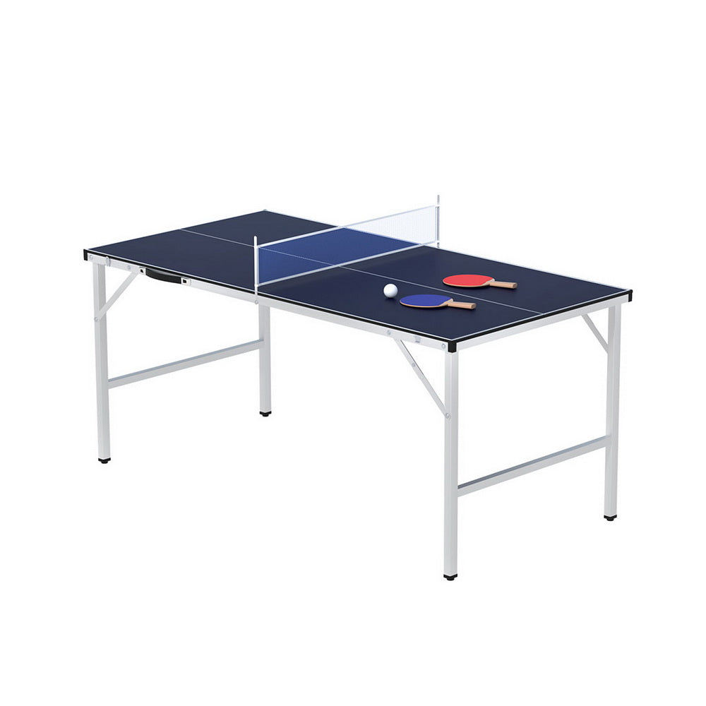 Table Tennis: Everfit Table Tennis Ping Pong Table Portable Foldable Family Game Home Indoor