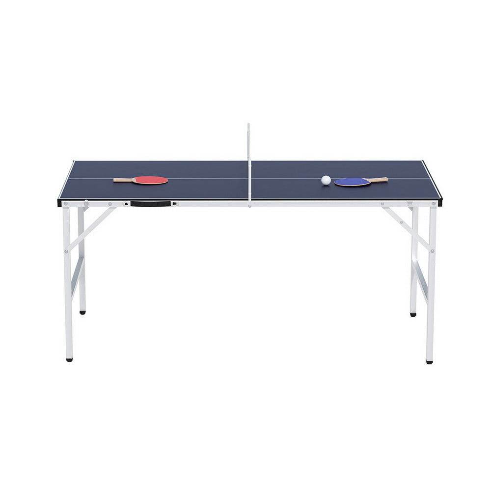 Table Tennis: Everfit Table Tennis Ping Pong Table Portable Foldable Family Game Home Indoor