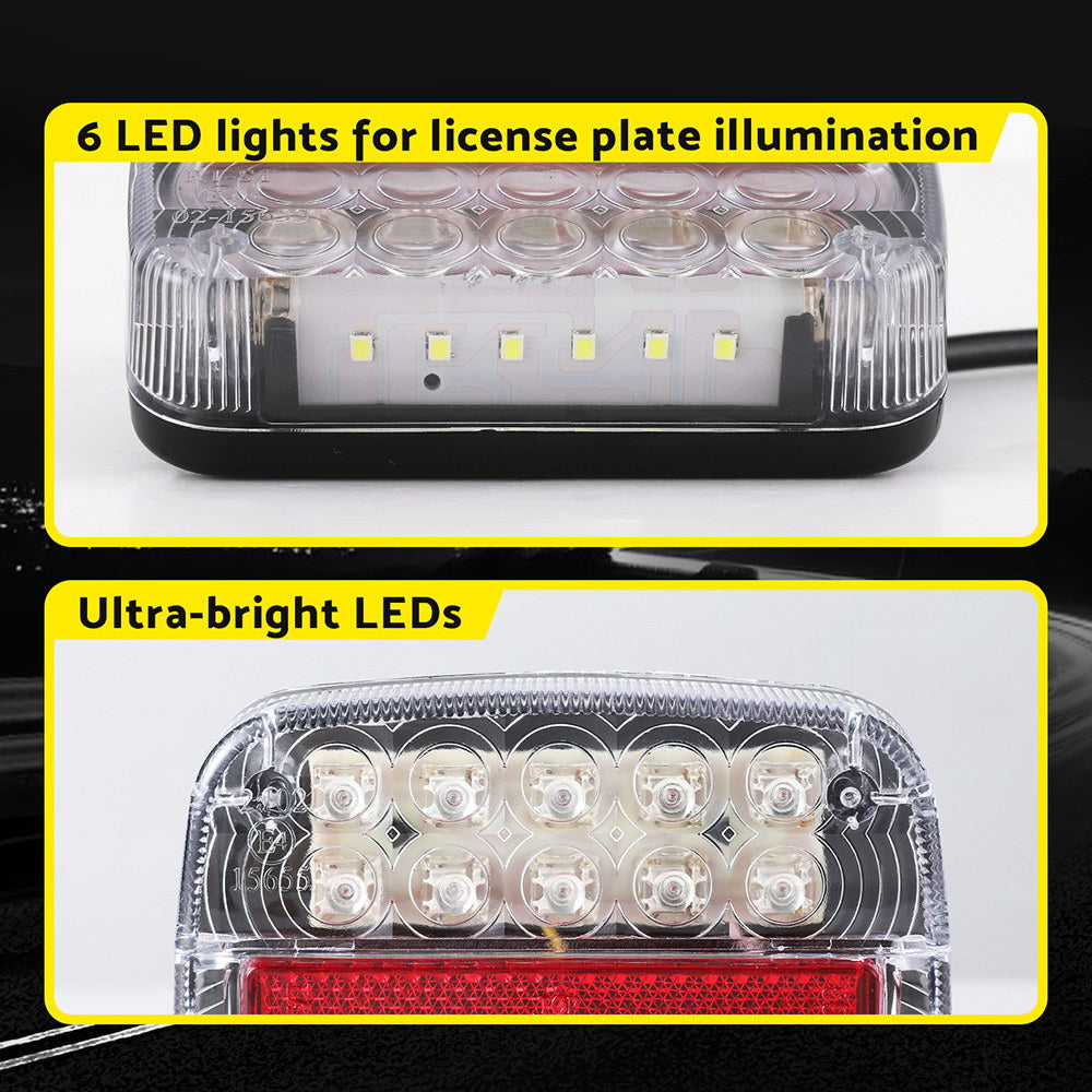 Automotive Lights: Giantz Pair 26 LED Tail Lights Stop Reverse Indicator 12V Ute Trailer Truck