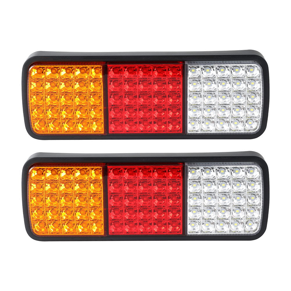 Boating Accessories: Giantz Pair 75 LED Tail Lights Stop Reverse Indicator 12V Ute Trailer Caravan Truck Boat