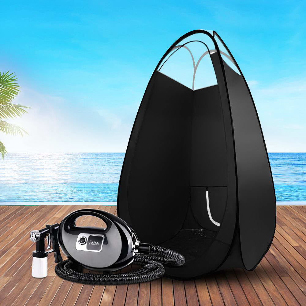 Spray Tanning Equipment: Alba. Spray Tan Machine Spray Gun Spray tent Kit HVLP System Fixed Speed Sunless
