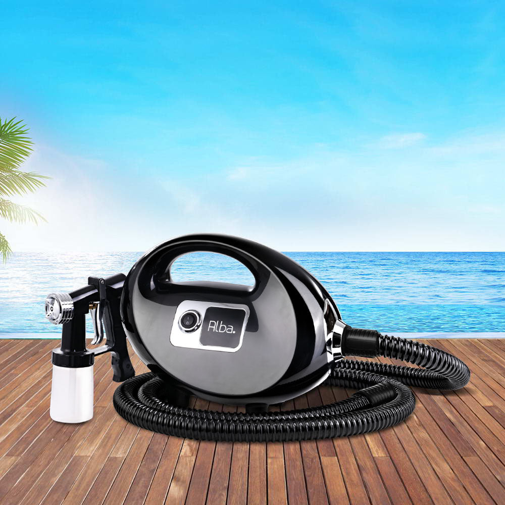 Spray Tanning Equipment: Professional Spray Tan Machine Sunless Tanning Gun Kit HVLP System Black