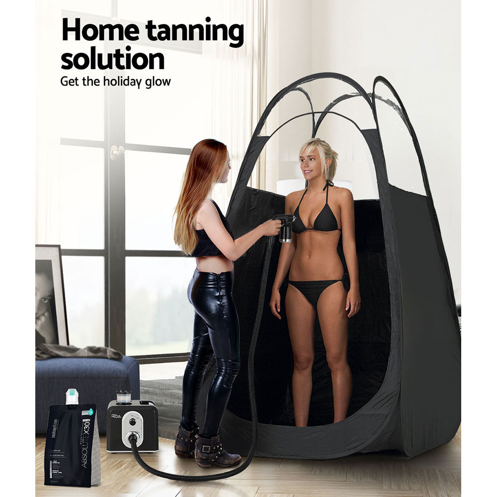 Spray Tanning Equipment: Alba. Spray Tan Machine Tent Sunless Spray Gun HVLP System Professional