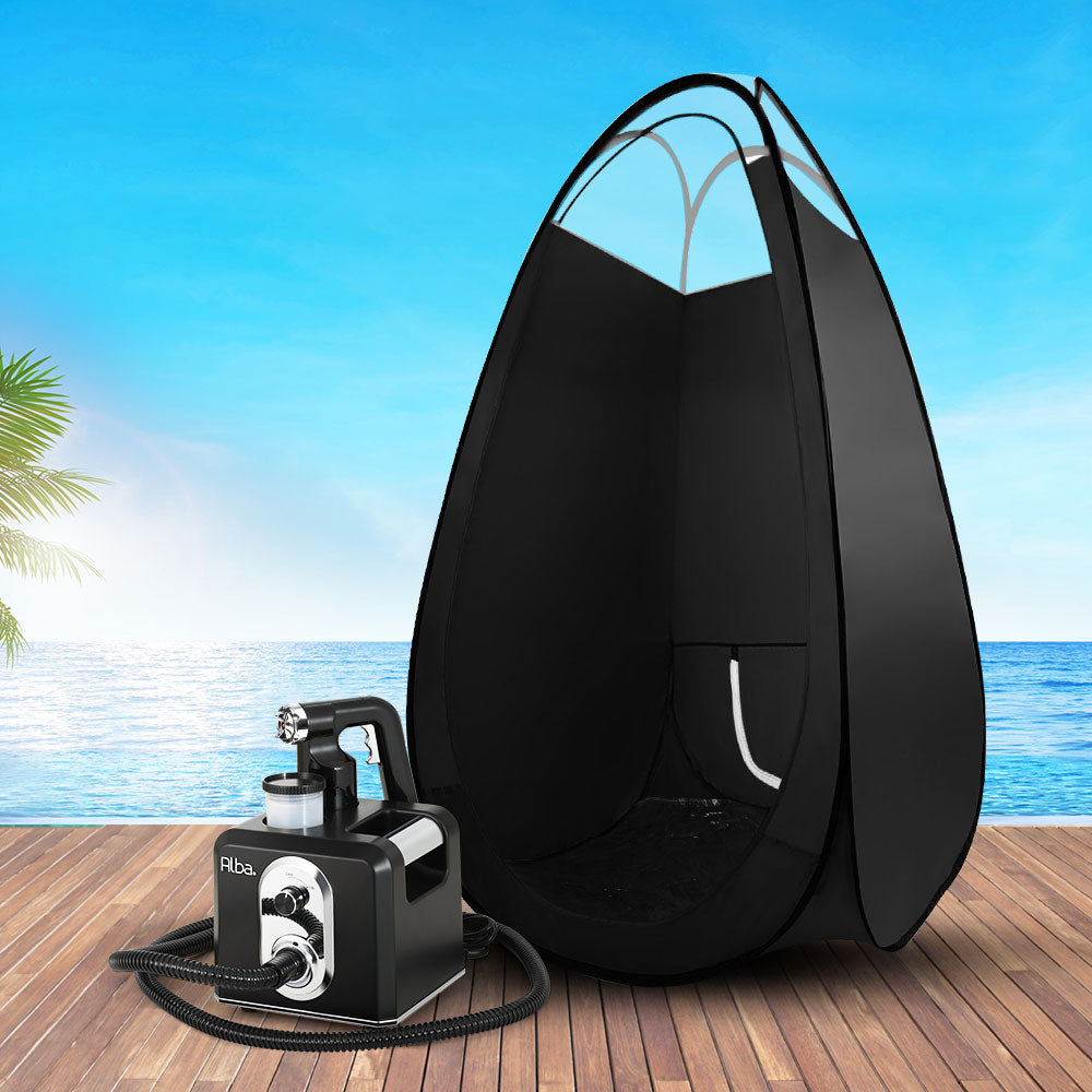 Spray Tanning Equipment: Alba. Spray Tan Machine Tent Sunless Spray Gun HVLP System Professional