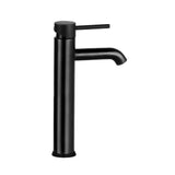 Tap & Sink Accessories: Cefito Bathroom Basin Mixer Tap Round Tall Faucet Vanity Laundry Black