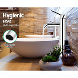 Tap & Sink Accessories: Cefito Bathroom Basin Mixer Tap Round Tall Faucet Vanity Laundry Chrome