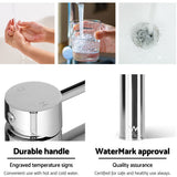 Tap & Sink Accessories: Cefito Bathroom Basin Mixer Tap Round Tall Faucet Vanity Laundry Chrome
