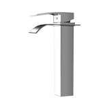 Shower Accessories: Cefito Bathroom Basin Mixer Tap Thin Tall Faucet Vanity Laundry Silver