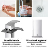 Shower Accessories: Cefito Bathroom Basin Mixer Tap Thin Tall Faucet Vanity Laundry Silver