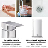 Tap & Sink Accessories: Cefito Bathroom Basin Mixer Tap Square Tall Faucet Vanity Laundry Chrome