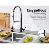 Tap & Sink Accessories: Cefito Kitchen Mixer Tap Pull Down 2 Modes Sink Faucet Basin Laundry Black