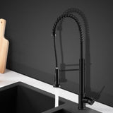 Tap & Sink Accessories: Cefito Kitchen Mixer Tap Pull Down 2 Modes Sink Faucet Basin Laundry Black