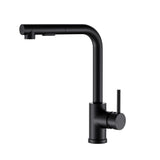 Tap & Sink Accessories: Cefito Kitchen Mixer Tap Pull Out Rectangle 2 Mode Sink Basin Faucet Swivel WELS Black