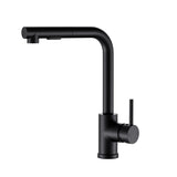 Tap & Sink Accessories: Cefito Kitchen Mixer Tap Pull Out Rectangle 2 Mode Sink Basin Faucet Swivel WELS Black