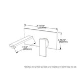 Tap & Sink Accessories: Cefito Bathroom Basin Mixer Tap Separate Faucet Vanity Laundry Black