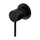 Shower Accessories: Cefito Basin Mixer Wall Tap Round Brass Faucet Shower Bathtub Black