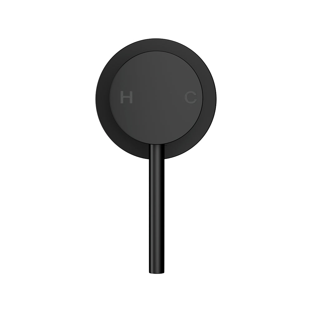 Shower Accessories: Cefito Basin Mixer Wall Tap Round Brass Faucet Shower Bathtub Black