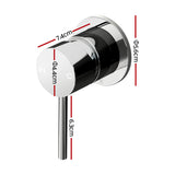 Shower Accessories: Cefito Basin Mixer Wall Tap Round Brass Faucet Shower Bathtub Chrome