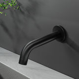 Shower Accessories: Cefito Bathroom Mixer Spout Wall Bath Tap Round Shower Bathtub Black