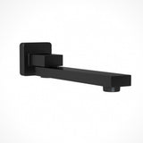 Tap & Sink Accessories: Cefito Bathroom Mixer Spout Wall Bath Tap Square Swivel Bathtub Black