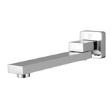 Tap & Sink Accessories: Cefito Bathroom Mixer Spout Wall Bath Tap Square Swivel Bathtub Chrome