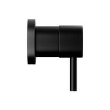 Shower Accessories: Cefito Basin Twin Tap Wall Round Brass Faucet Shower Bathtub Black