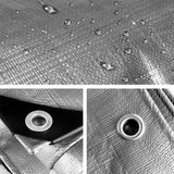 Caravan Accessories: Instahut Tarp Tarpaulin 3.6x6m Canvas Camping Heavy Duty Sun Cover