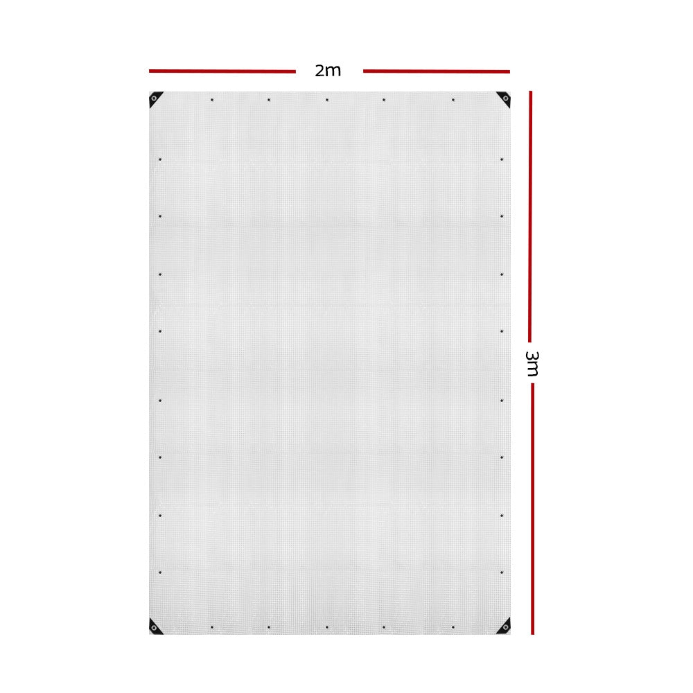 Caravan Accessories: Instahut Tarp Tarpaulin 2x3m Canvas Camping Heavy Duty Sun Cover