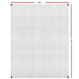 Instahut Tarp Tarpaulin 9x12m Canvas Heavy Duty Camping Cover Clear