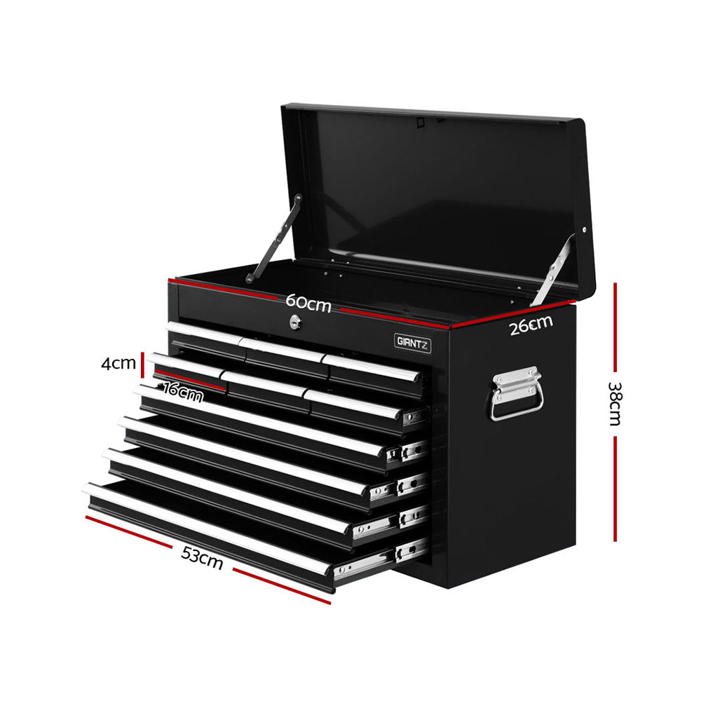 Tool Cabinets: Giantz 10 Drawer Tool Box Cabinet Chest Toolbox Storage Garage Organiser Black