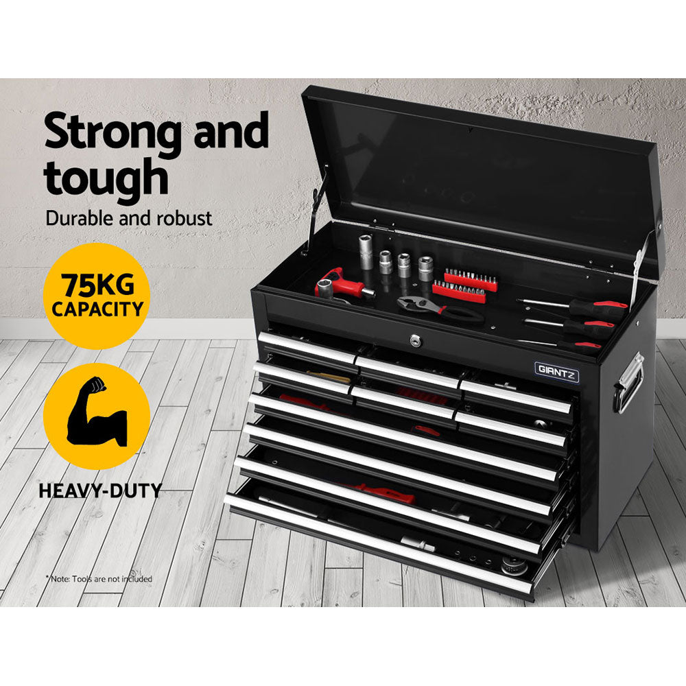Tool Cabinets: Giantz 10 Drawer Tool Box Cabinet Chest Toolbox Storage Garage Organiser Black