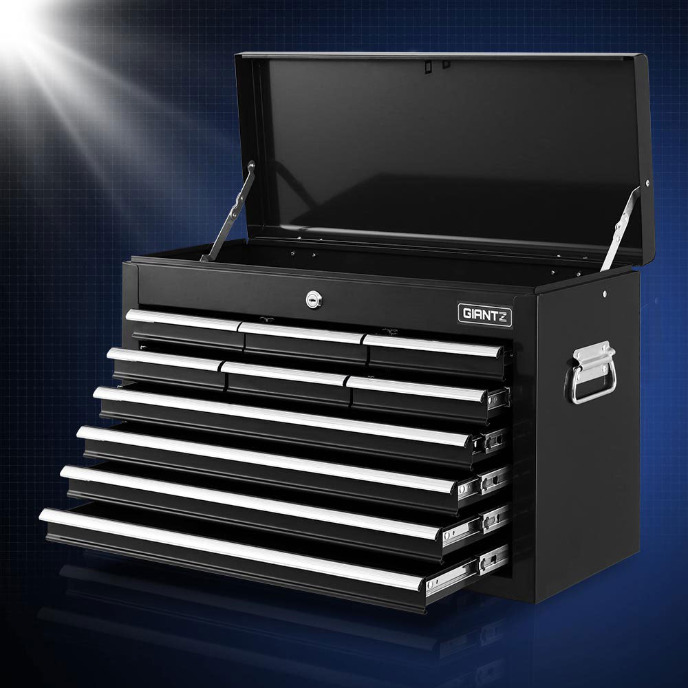 Tool Cabinets: Giantz 10 Drawer Tool Box Cabinet Chest Toolbox Storage Garage Organiser Black