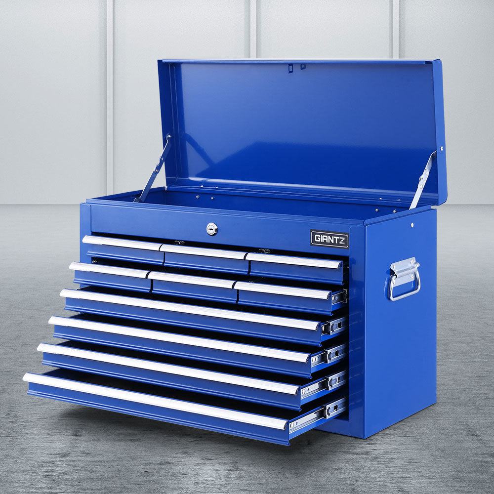 Tool Cabinets: Giantz 10 Drawer Tool Box Cabinet Chest Toolbox Storage Garage Organiser Blue