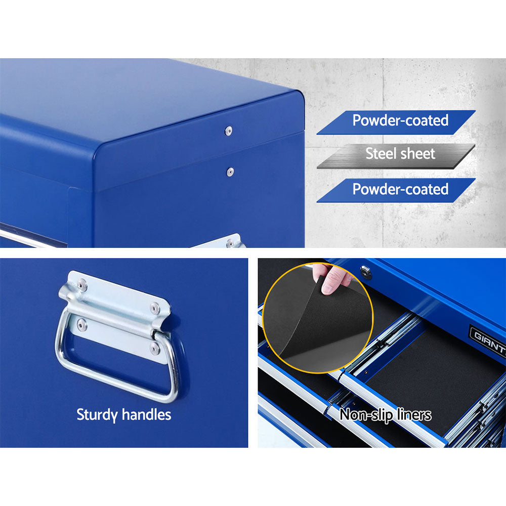 Tool Cabinets: Giantz 10 Drawer Tool Box Cabinet Chest Toolbox Storage Garage Organiser Blue