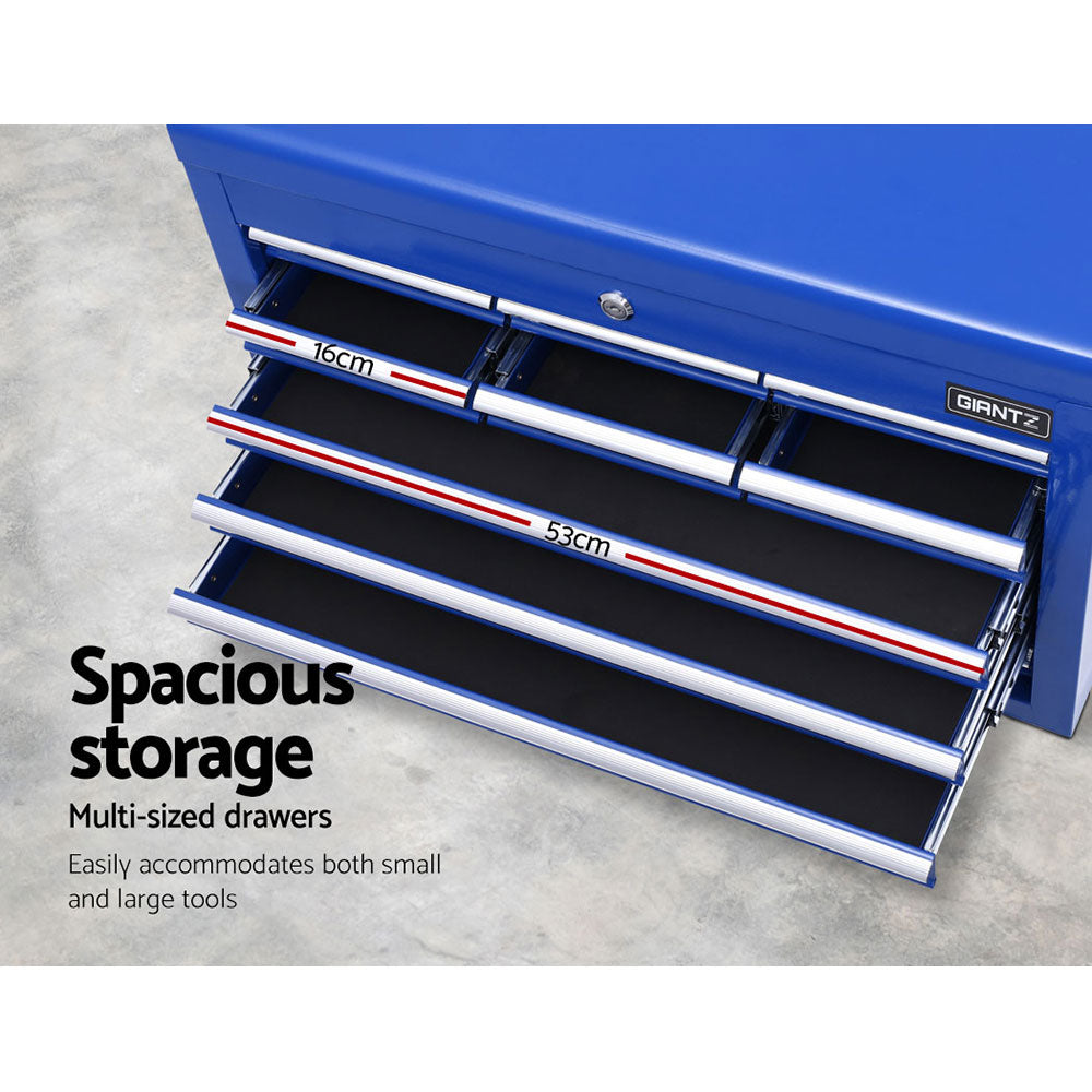 Tool Cabinets: Giantz 10 Drawer Tool Box Cabinet Chest Toolbox Storage Garage Organiser Blue