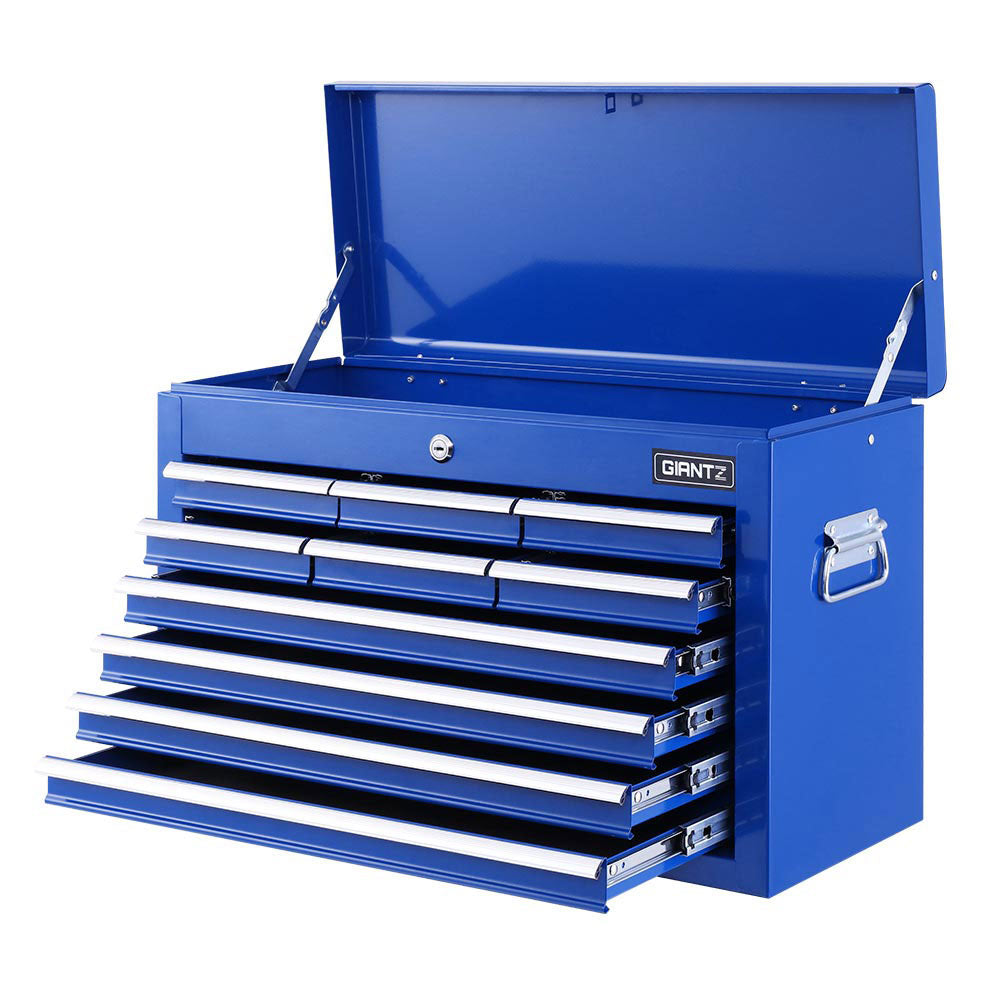 Tool Cabinets: Giantz 10 Drawer Tool Box Cabinet Chest Toolbox Storage Garage Organiser Blue
