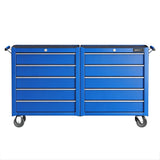 Tool Boxes: Giantz Tool Chest Trolley 10 Drawers Toolbox Storage Blue