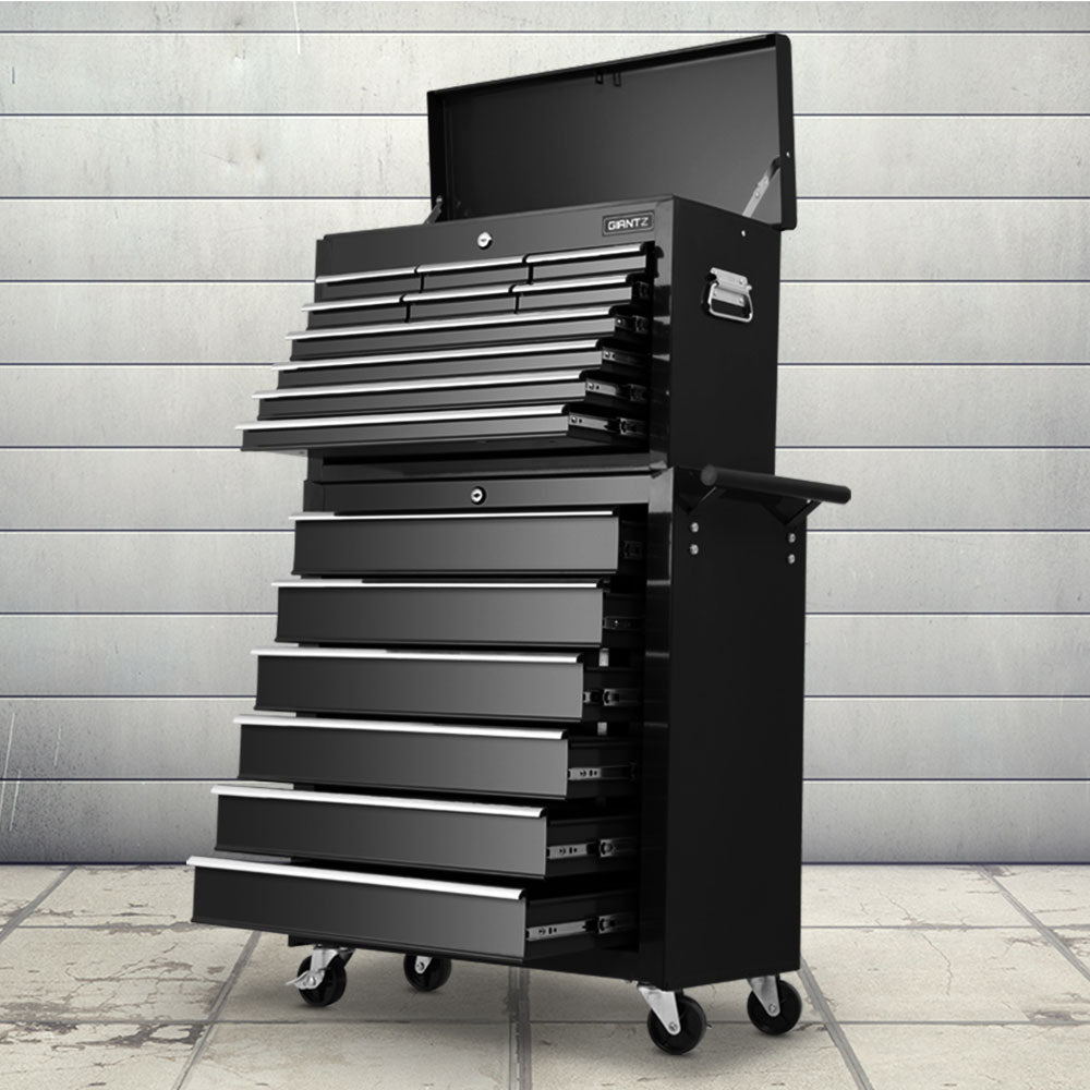 Tool Cabinets: Giantz 16 Drawer Tool Box Cabinet Chest Trolley Toolbox Garage Storage Box