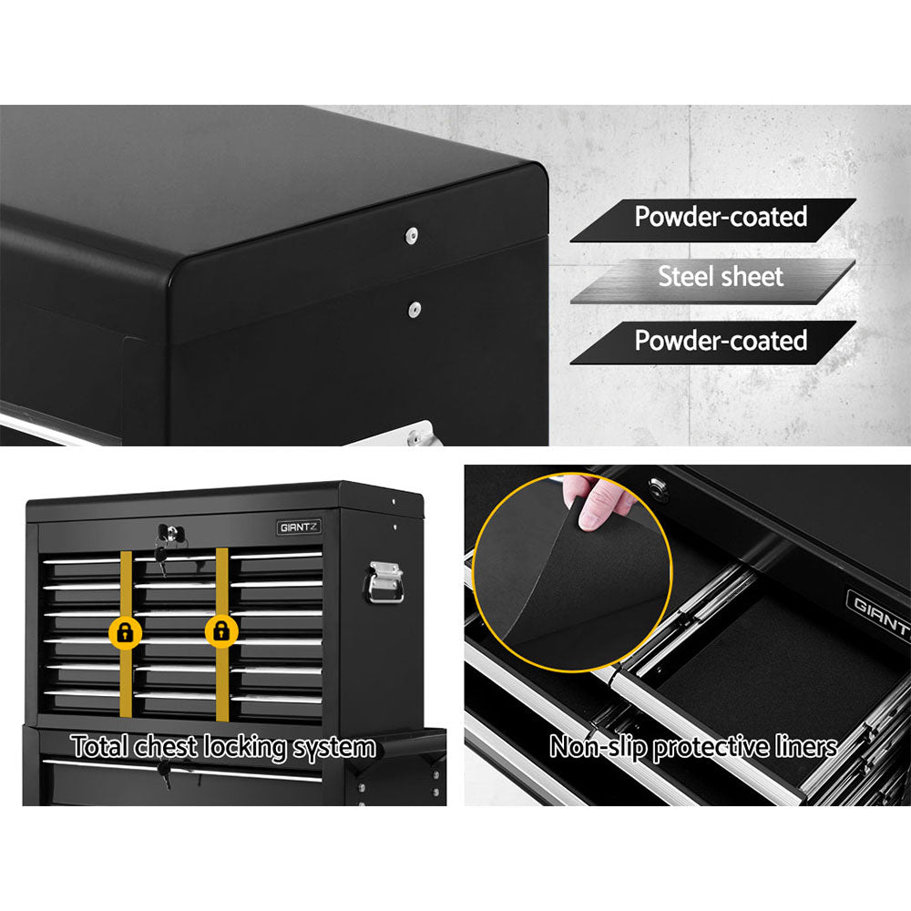 Tool Cabinets: Giantz 16 Drawer Tool Box Cabinet Chest Trolley Toolbox Garage Storage Box