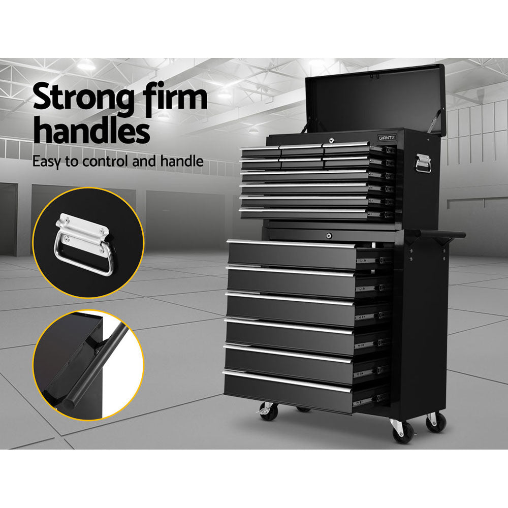 Tool Cabinets: Giantz 16 Drawer Tool Box Cabinet Chest Trolley Toolbox Garage Storage Box