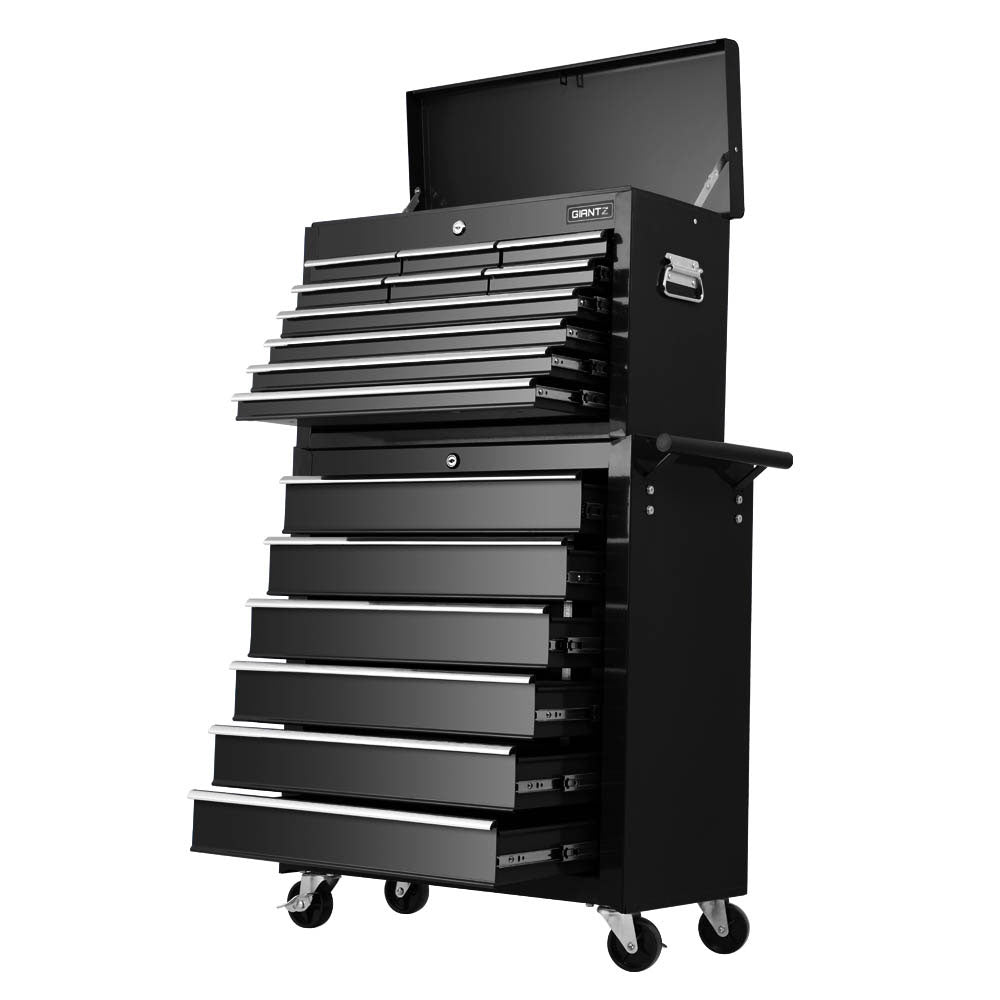 Tool Cabinets: Giantz 16 Drawer Tool Box Cabinet Chest Trolley Toolbox Garage Storage Box