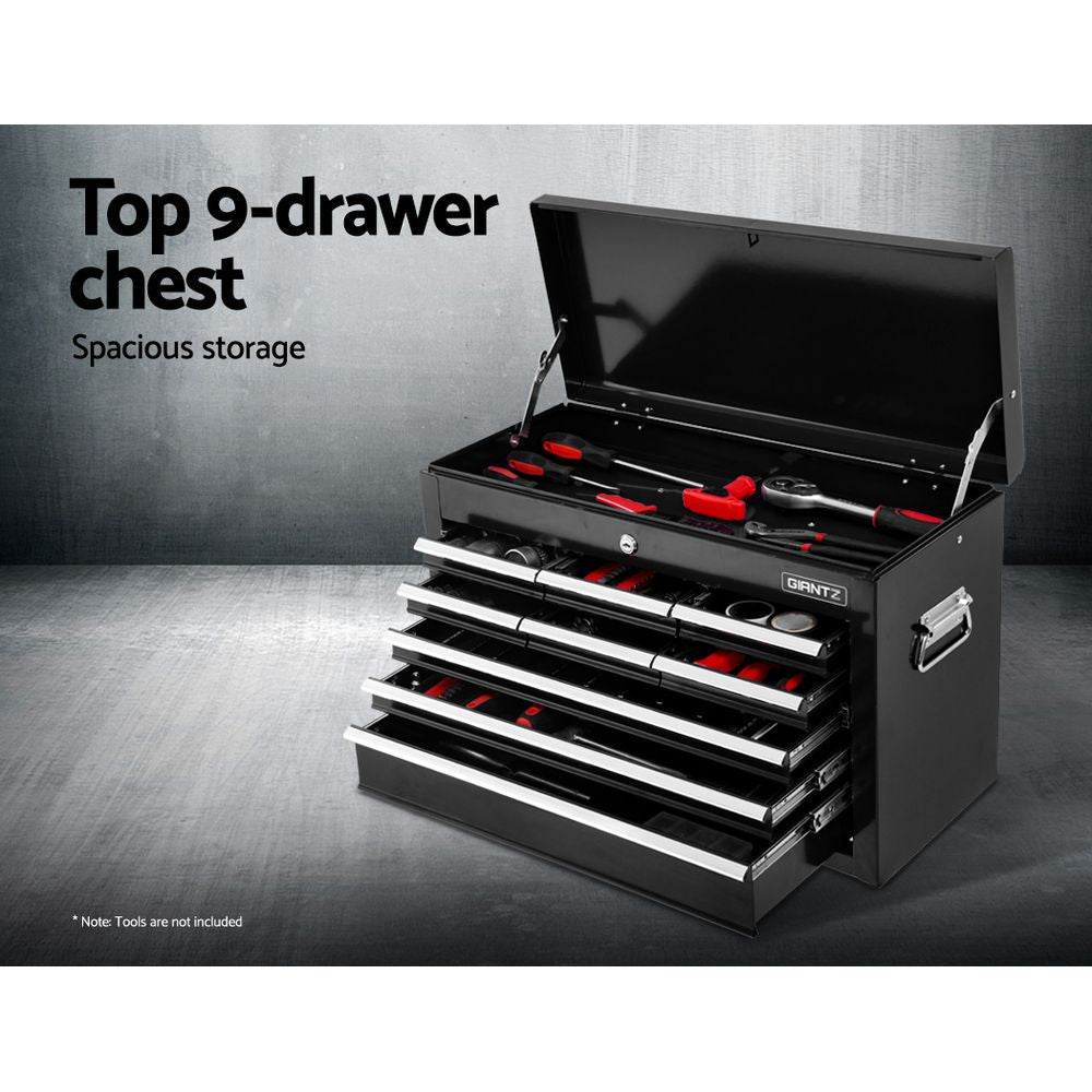 Tool Cabinets: Giantz 16 Drawer Tool Box Cabinet Chest Trolley Toolbox Garage Storage Black