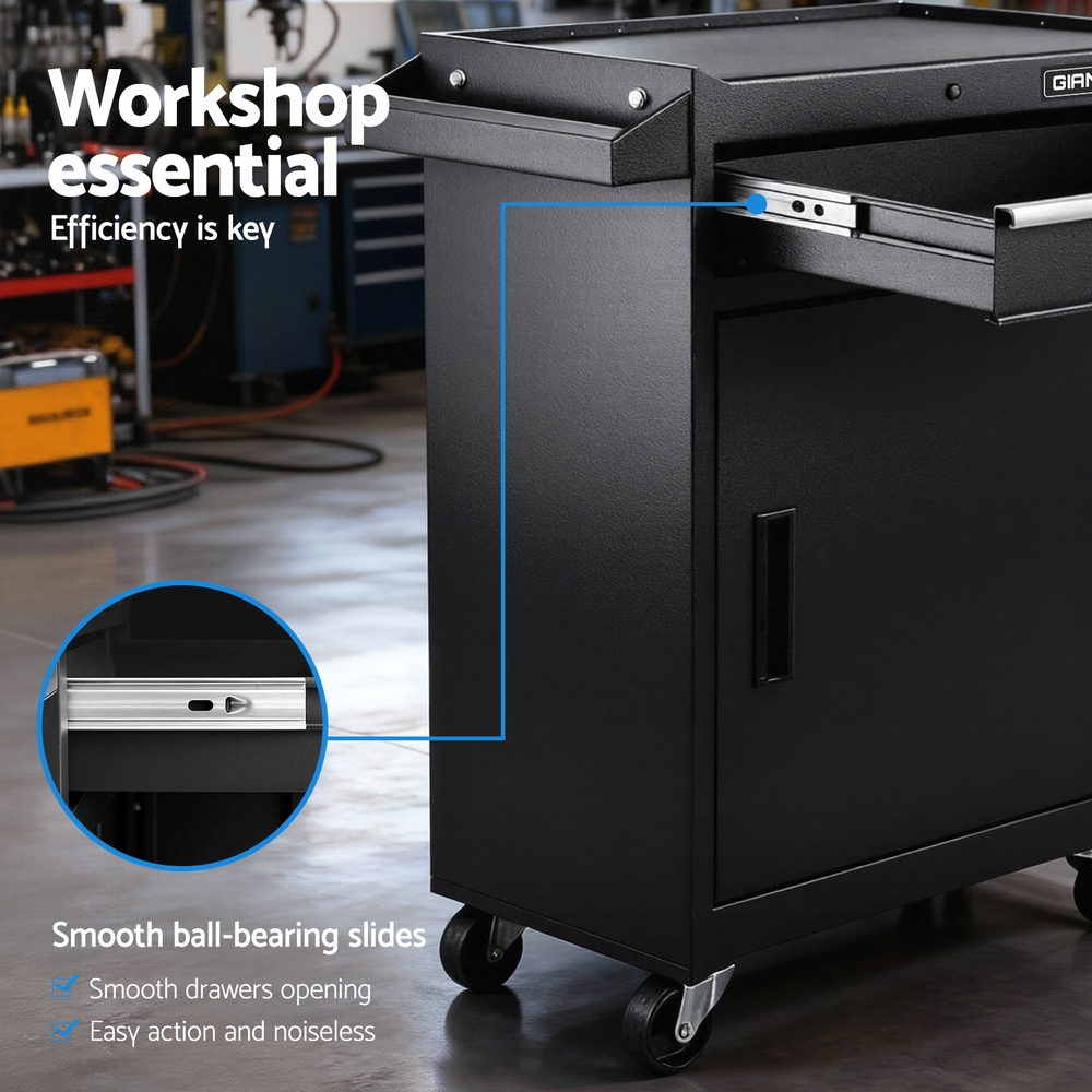 Tool Boxes: Giantz Tool Chest Trolley Cabinet Rolling Toolbox Garage Storage Tools organizer