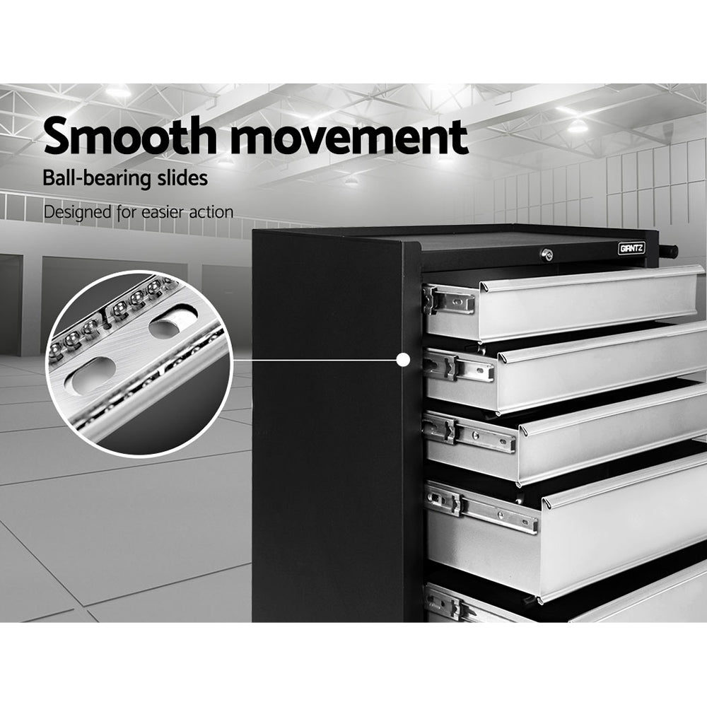 Tool Cabinets: Giantz 5 Drawer Tool Box Cabinet Chest Trolley Box Garage Storage Toolbox Grey