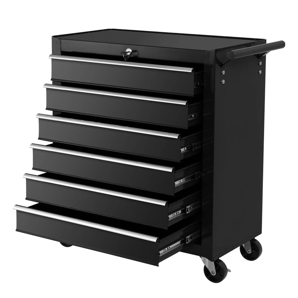 Tool Cabinets: Giantz 6 Drawer Tool Box Cabinet Chest Trolley Cart Garage Toolbox Storage