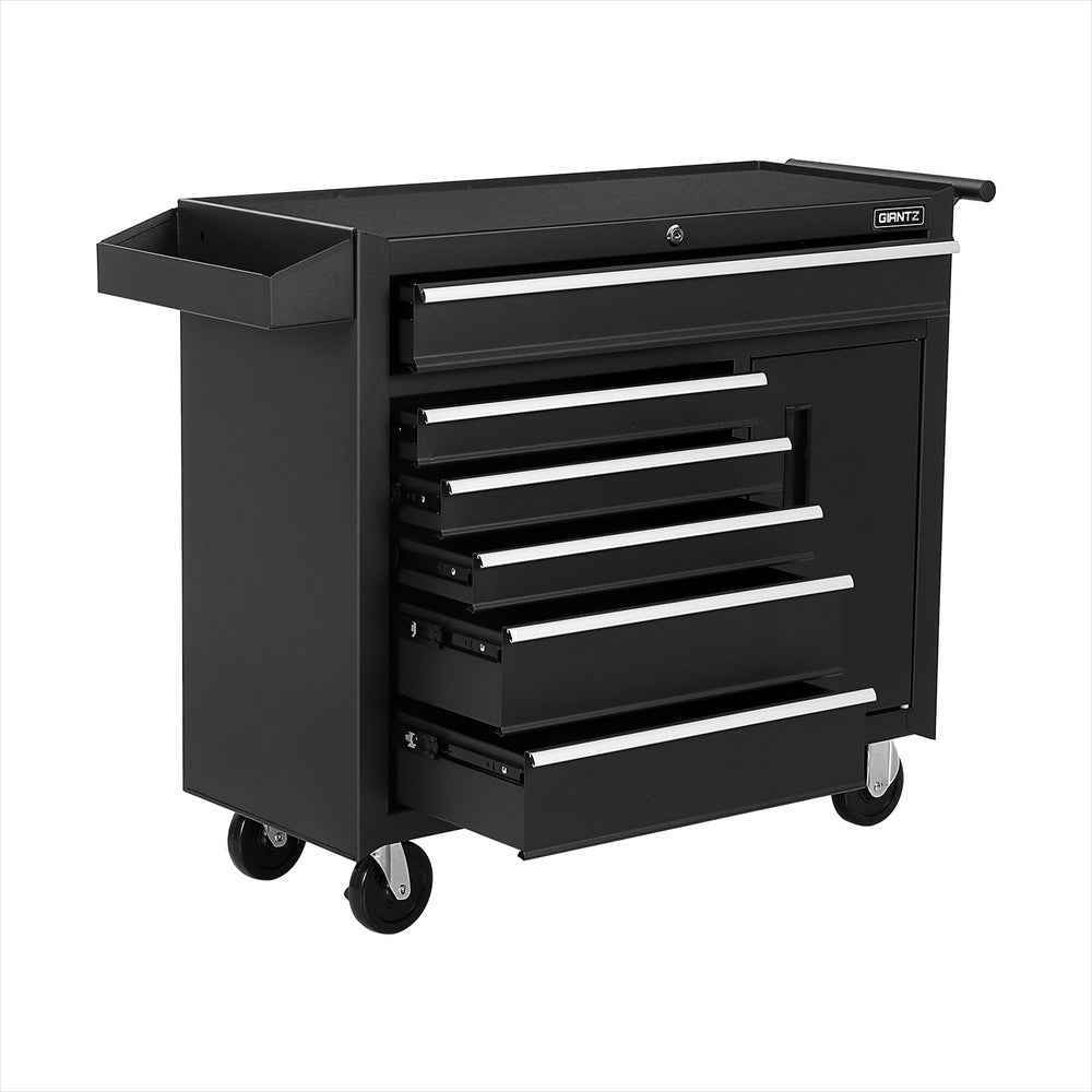 Tool Cabinets: Giantz 6 Drawer Tool Box Chest Cabinet Toolbox Storage Garage Organiser Wheels